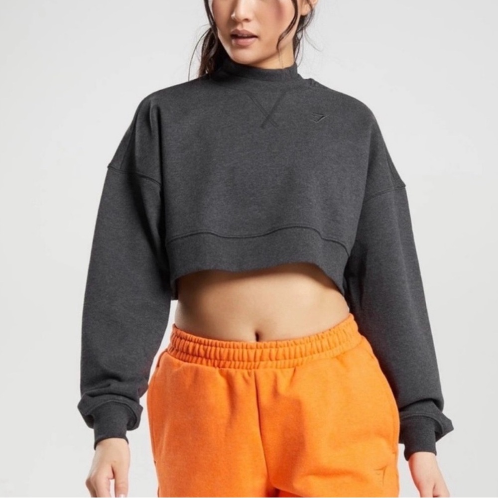 Cropped gymshark crew neck